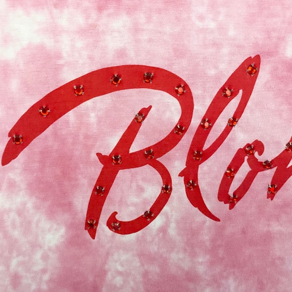 Daydreamer ☻︎ Blondie Muscle Tee ☻︎ Pink Tie Dye - Picture 7 of 16